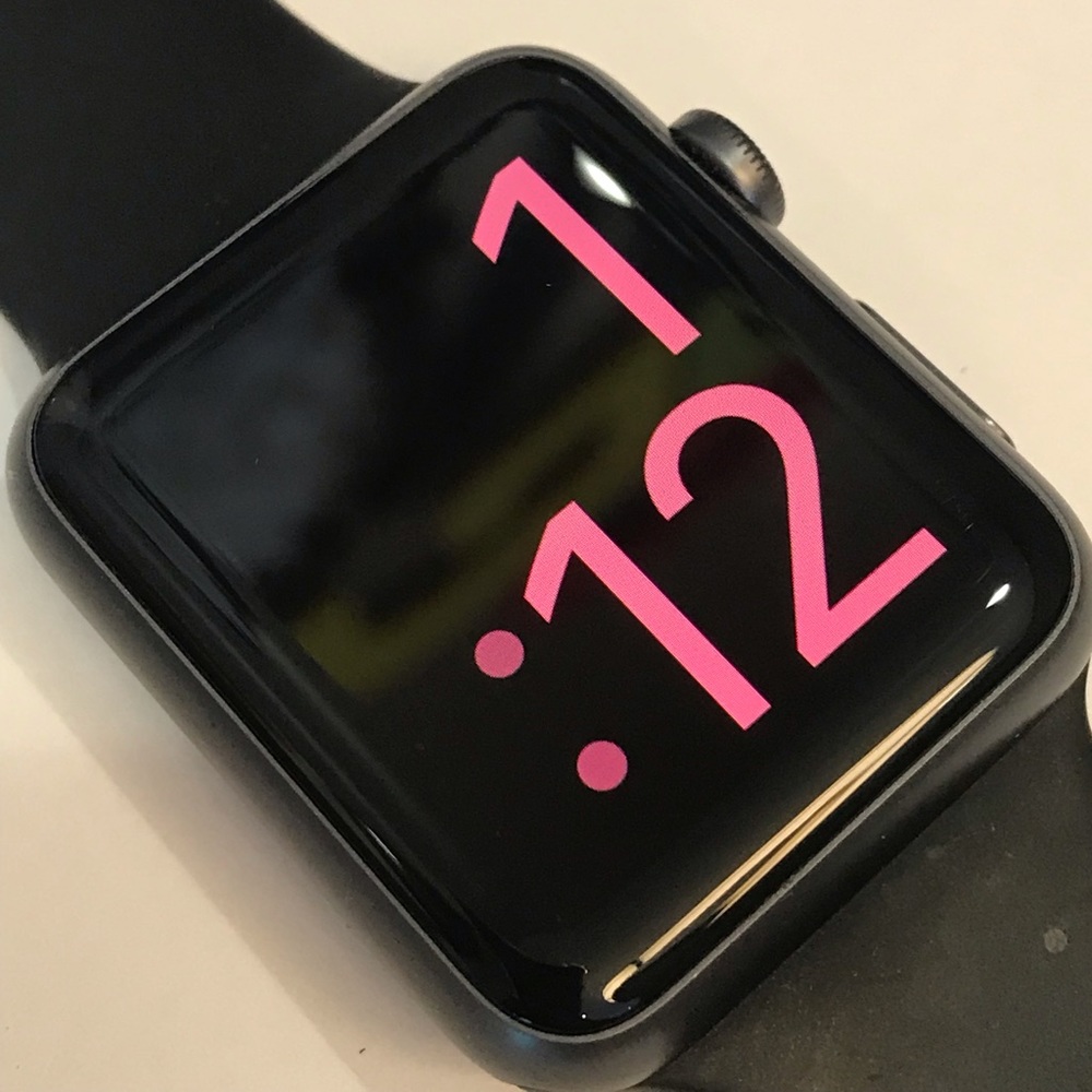 Black space iwatch 42 mm series 1